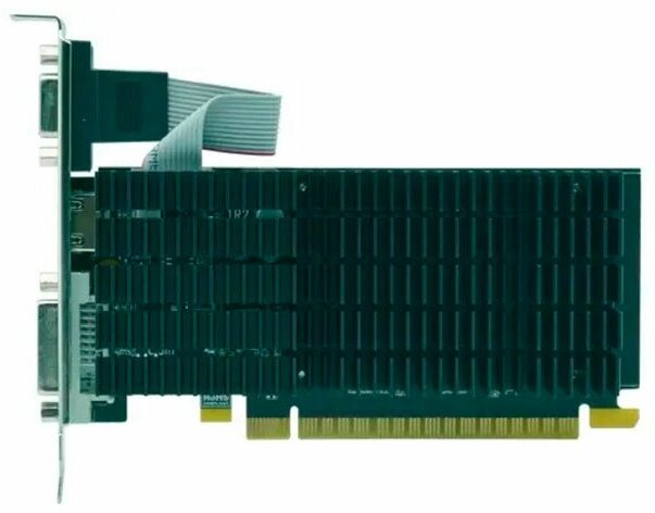 Видеокарта Afox GeForce GT 710 954Mhz PCI 2.0 2048Mb 1333Mhz 64 bit DVI-D HDMI VGA AF710-2048D3L5
