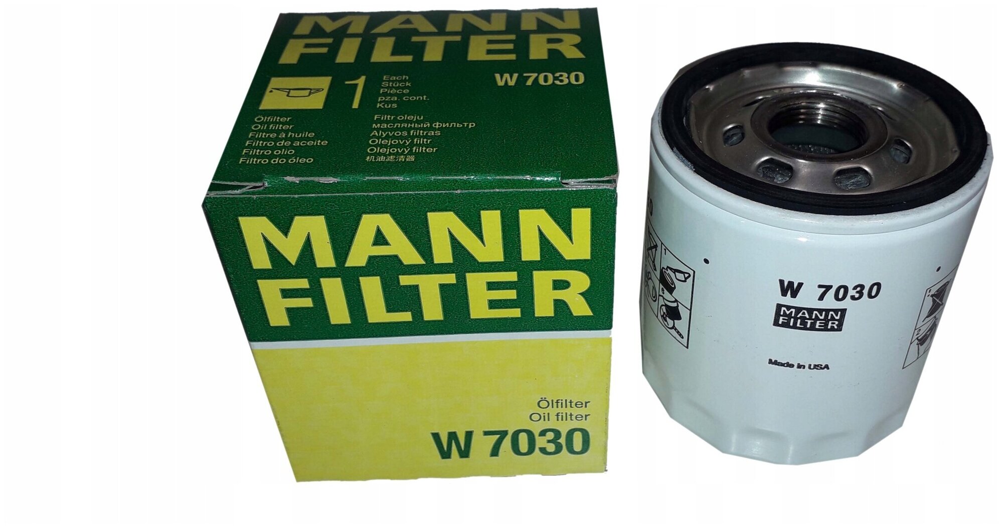 Масляный фильтр MANN-FILTER W 7030