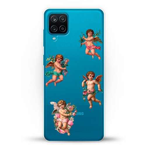 фото Силиконовый чехол ангелочки на samsung galaxy a12 andy & paul