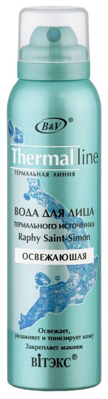 Витэкс Вода для лица термального источника Raphy Saint-Simon освежающая Thermal line, 150 мл