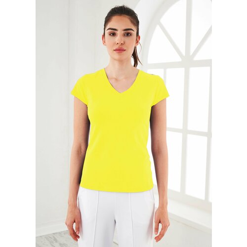 Футболка Relax Mode, размер 0XS, желтый футболка базовая 42 размер