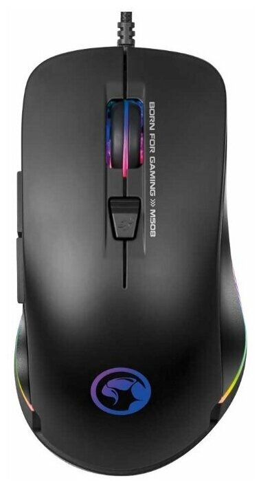 PC Мышь проводная Marvo M508 gaming mouse с подсветкой RGB