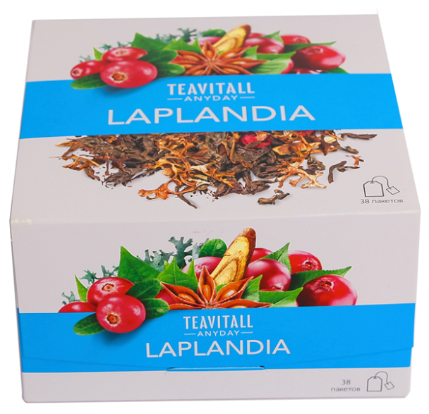 Чайный напиток TeaVitall Anyday «Laplandia», 38 фильтр-пакетов. Чай в пакетиках 38 шт. - фотография № 1