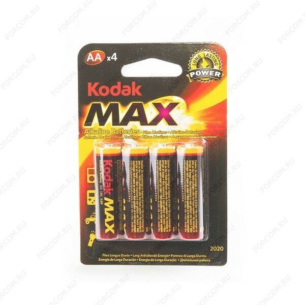 Батарейка Kodak Max LR6-4BL Б0005120 - фото №8