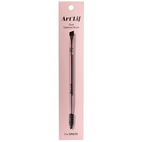 Кисть косметическая для макияжа бровей The Saem Art'Lif Dual Eyebrow Brush 56 кисть для бровей eyebrow brush