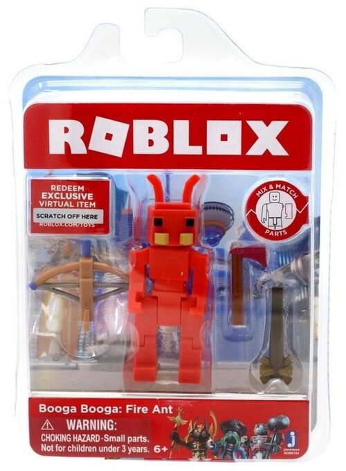 Фигурка Jazwares Roblox Booga Booga: Fire Ant ROB0193, 7 см