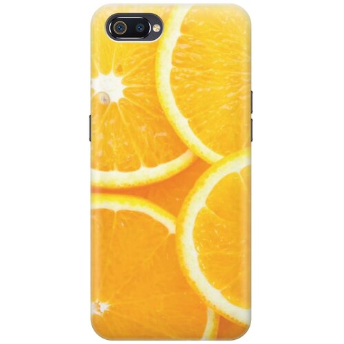 фото Gosso ультратонкий силиконовый чехол-накладка для oppo a1k / realme c2 с принтом "апельсины"