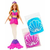 Кукла Barbie Dreamtopia Русалочка со слаймом, GKT75 разноцветный