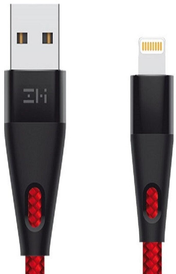 Кабель ZMI USB/Lightning MFi 100 см AL806 (Red)