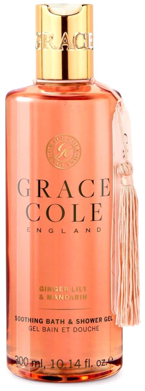 Гель для душа и ванны Grace Cole Ginger lily & mandarin, 300 мл, 350 г