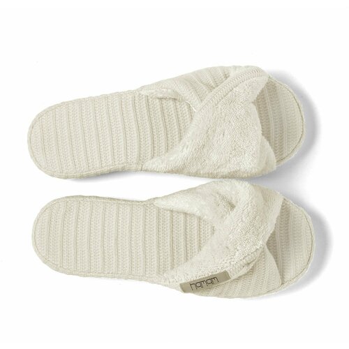 фото Тапочки hamam тапочки из хлопка hamam, fula, 40-41, слоновая кость (ivory), размер 40/41, бежевый