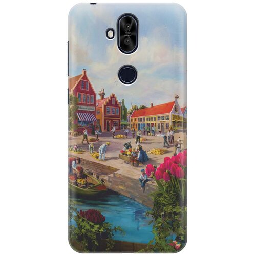 фото Re:pa накладка transparent для asus zenfone 5q / 5 lite zc600kl с принтом "старинный амстердам"