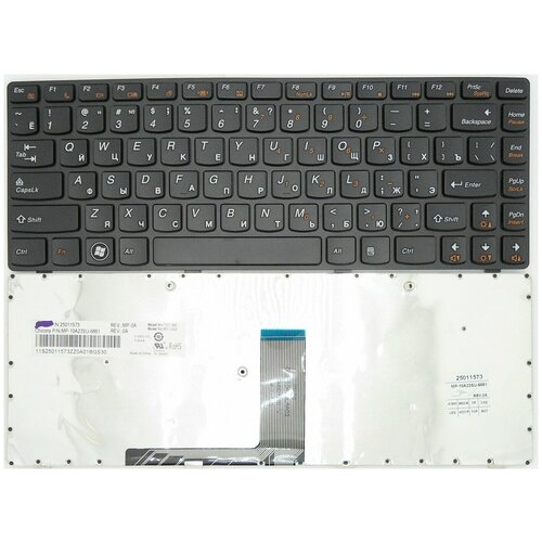 Клавиатура для ноутбука Lenovo B470 G470 V470 G470 P/n: 25-011573, 25-012660, 25011573 клавиатура для ноутбука lenovo u510 z710 p n 25 205530 25205530 t6a1 ru 9z n8rsc c0r