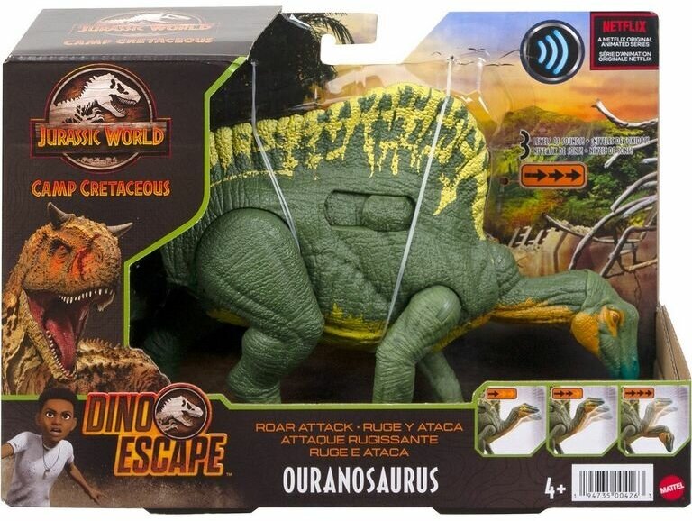 Фигурка динозавра Mattel Jurassic World Уранозавр, Рычащий, GWD06_HBX38