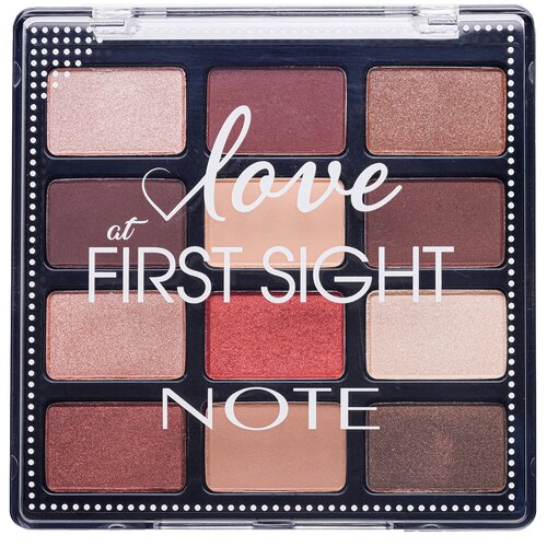 Note Палетка теней Love At First Sight, 15.6 г