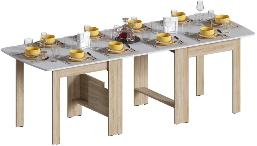 фото Стол-книжка Woodville СтК7 белый