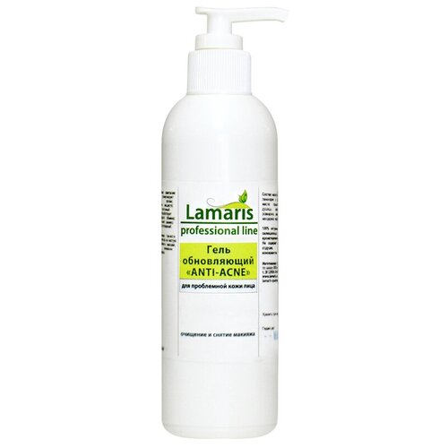 Lamaris Гель обновляющий для проблемной кожи Anti-Acne, 200 мл, 200 г