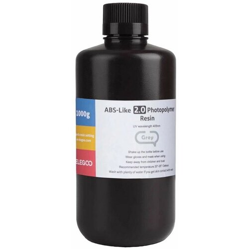 Фотополимер Elegoo ABS-Like Resin V2.0 Серый, 1 л