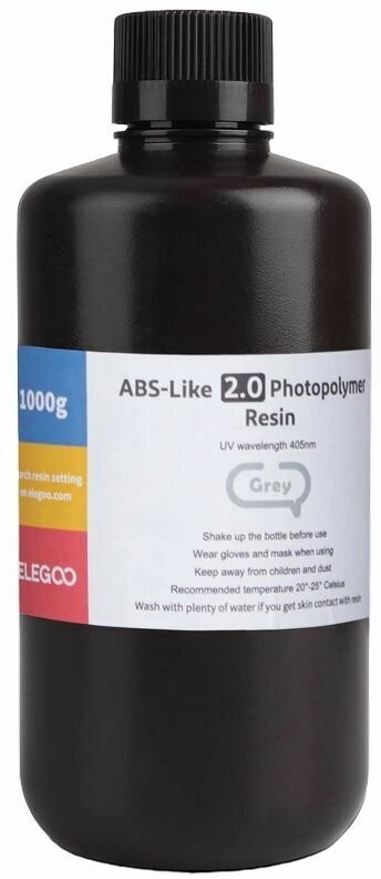 Фотополимер Elegoo ABS-Like Resin V2.0 Серый, 1 л