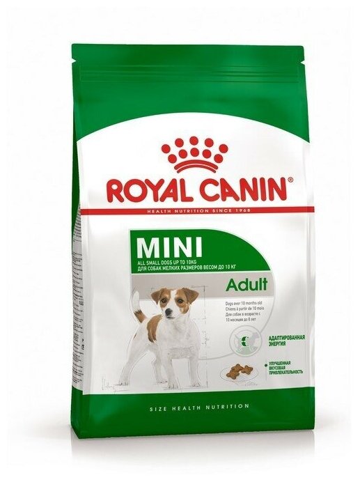 Корм сухой Royal Canin для собак, Мини Эдалт Для мелких пород, 4 кг