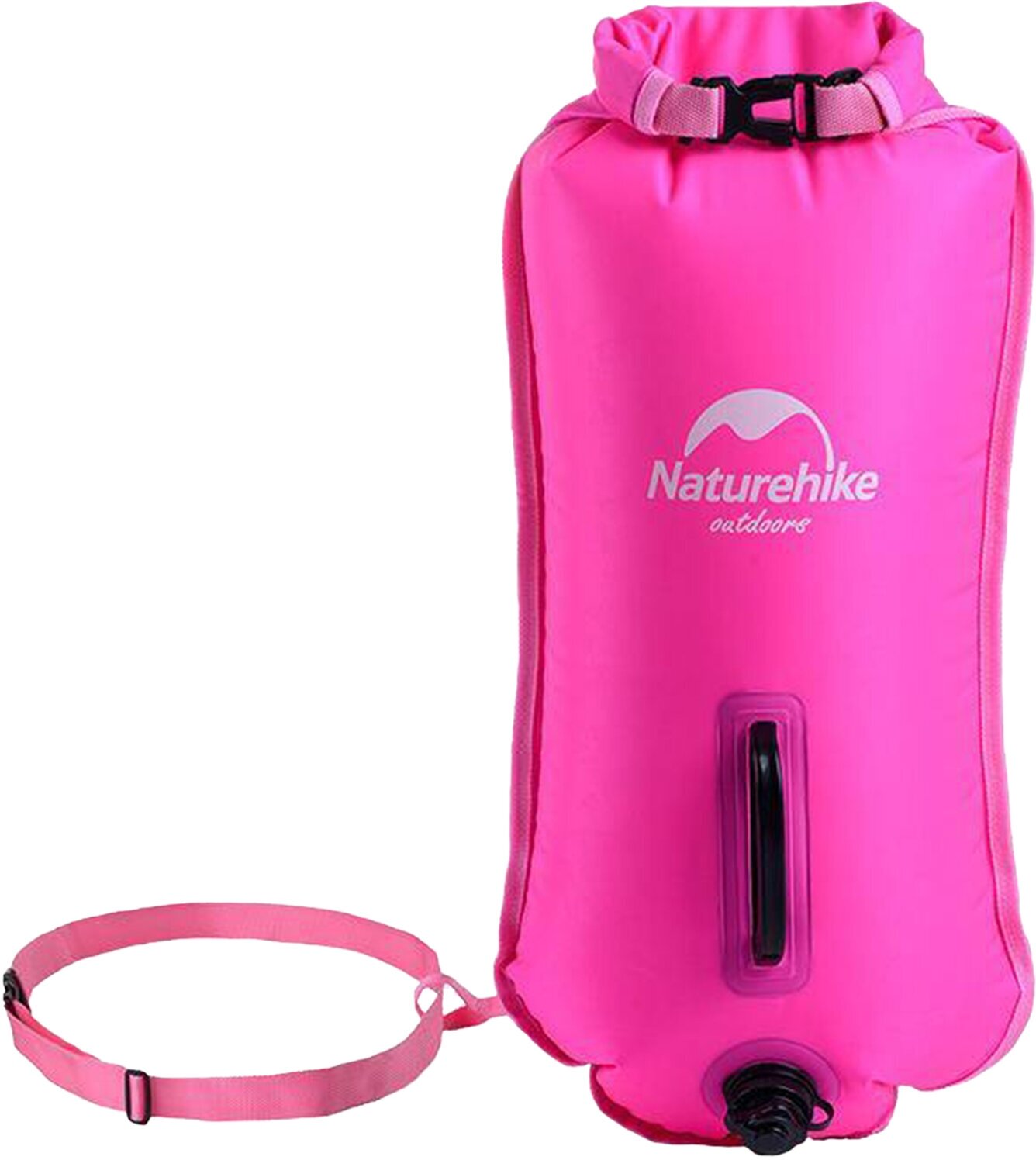 Гермомешок Naturehike 28L inflatable waterproof bag Rose Red