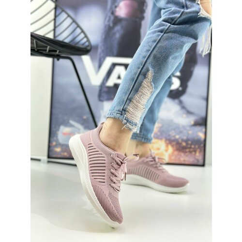 фото Кроссовки , повседневные, размер 36, розовый нет бренда