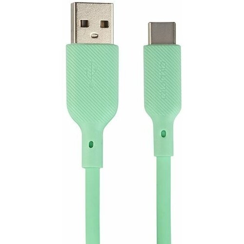 Зарядный кабель USB на Type-C, силиконовый, 1м, 3A, 18W