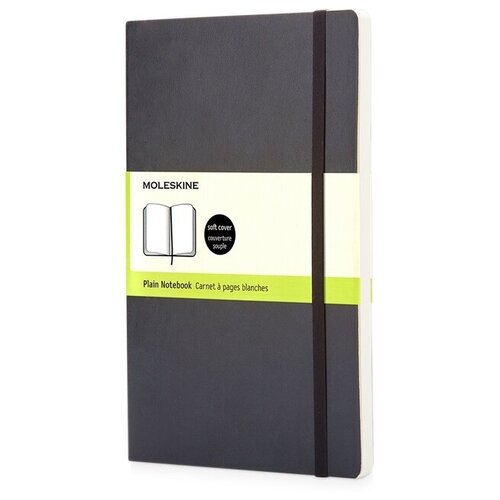 Записная книжка Moleskine Classic Soft (нелинованный), Pocket (9х14 см), черный