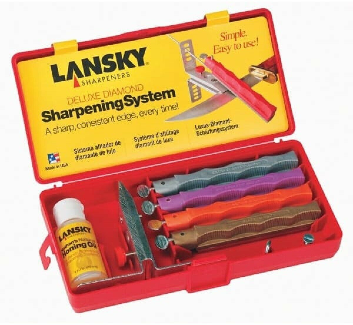 Система заточки Lansky Diamond Deluxe Sharpening System