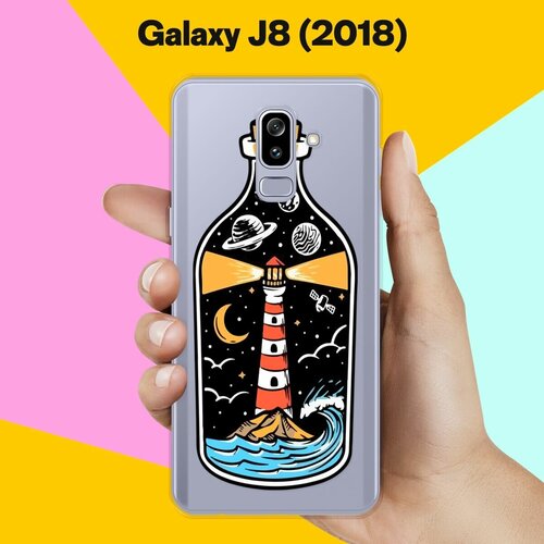 Силиконовый чехол на Samsung Galaxy J8 (2018) Бутылка / для Самсунг Галакси Джи 8 2018