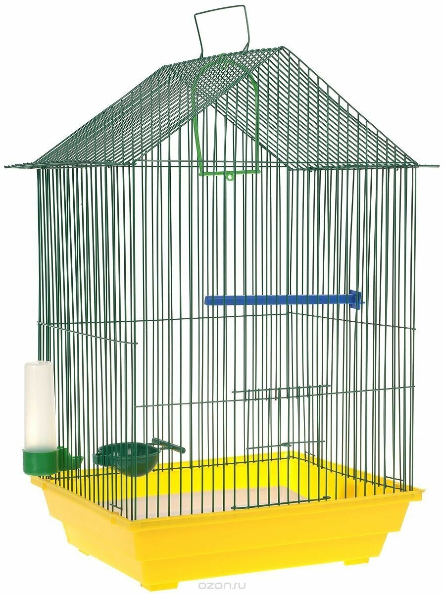 Клетка для птиц, попугаев с поилкой 35х28х55 см