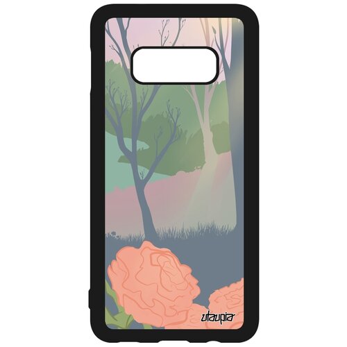 фото Чехол для мобильного samsung galaxy s10e, "лесные розы" розы природа utaupia