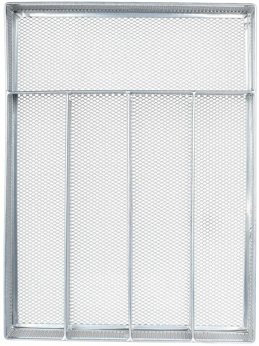 фото Сушилка для тарелок, 33х13 см, 9 отд, металл, серебристая, Method