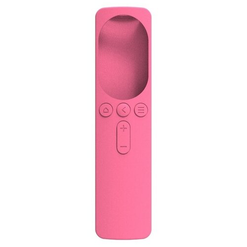 фото Силиконовый чехол для пульта xiaomi bluetooth touch voice remote control 4a / 4c (розовый) padda