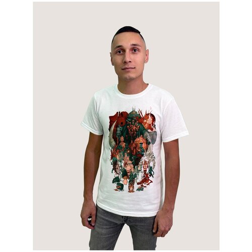 фото Футболка, размер l, белый будь на стиле