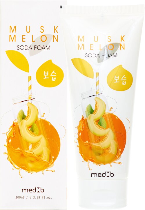 MEDB Muskmelon Soda Foam Пенка для умывания с экстрактом мускусной дыни и содой 100мл