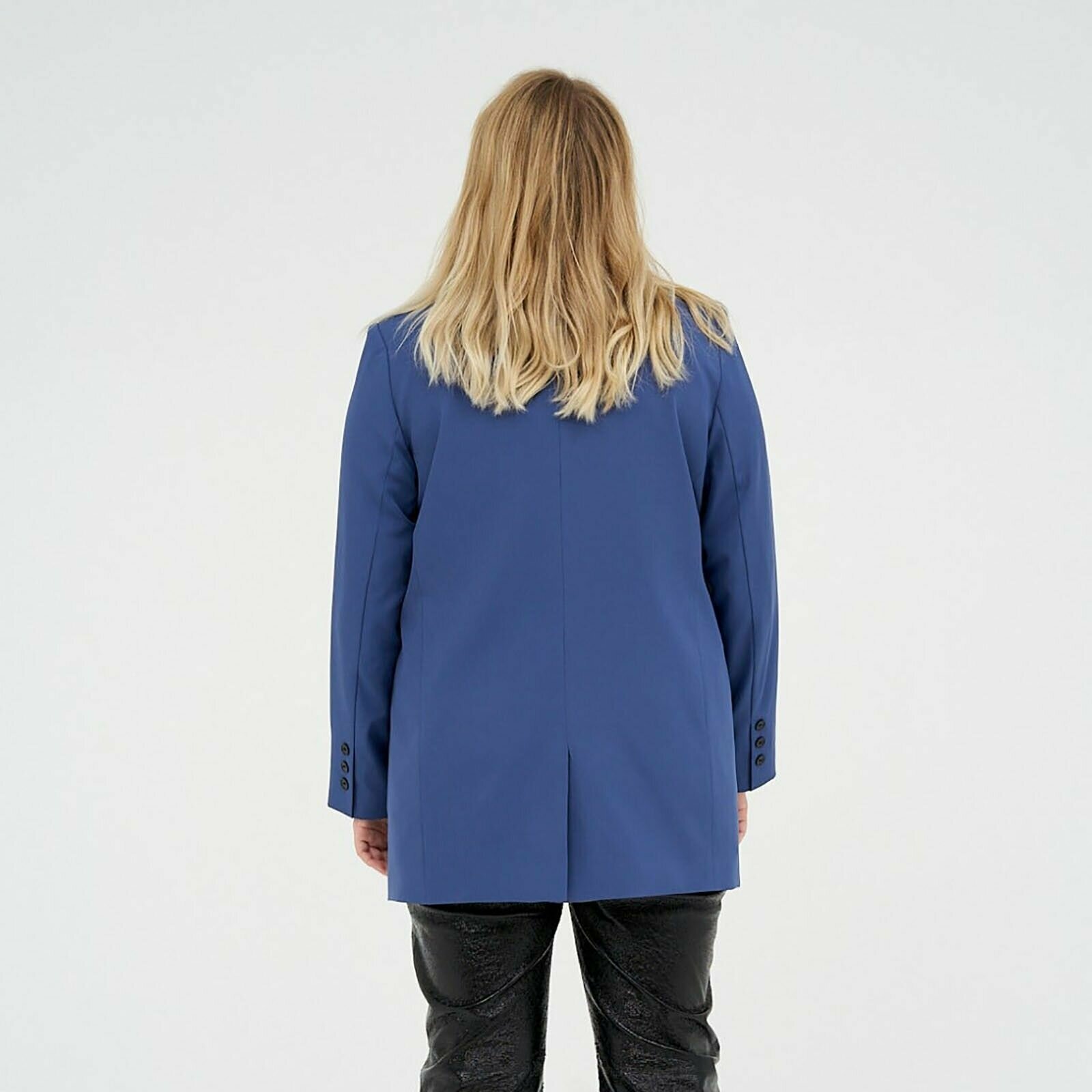 Пиджак MIST, силуэт свободный, размер 60, синий - фотография № 2