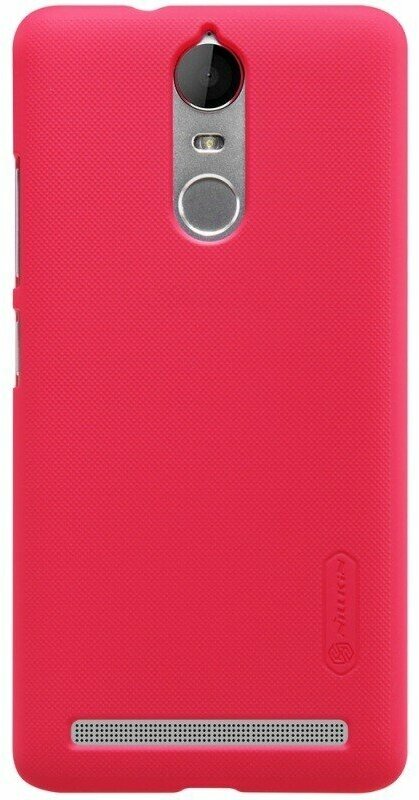 Накладка Nillkin Frosted Shield пластиковая для Lenovo K5 Note Red (красная) + пленка