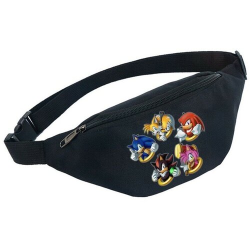 фото Сумка поясная noname, черный