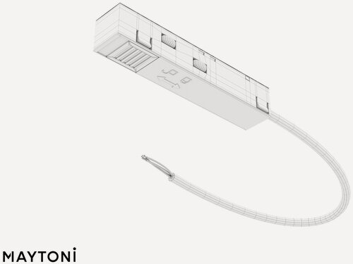 Изображение товара Ввод питания для магнитного шинопровода Maytoni Technical Exility TRA034B-42W