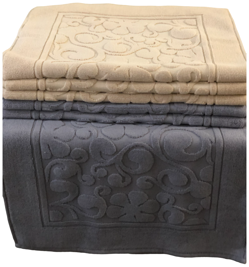 EVRAHOME Турецкое полотенце-коврик для ног без примесей премиум-класса, набор 3 шт, подарок, подарки на 8 марта - фотография № 5