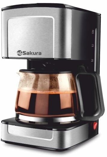 Кофеварка капельная Sakura SA-6116, черный