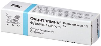 Фуциталмик капли гл., 1%, 5 г, 1 шт.