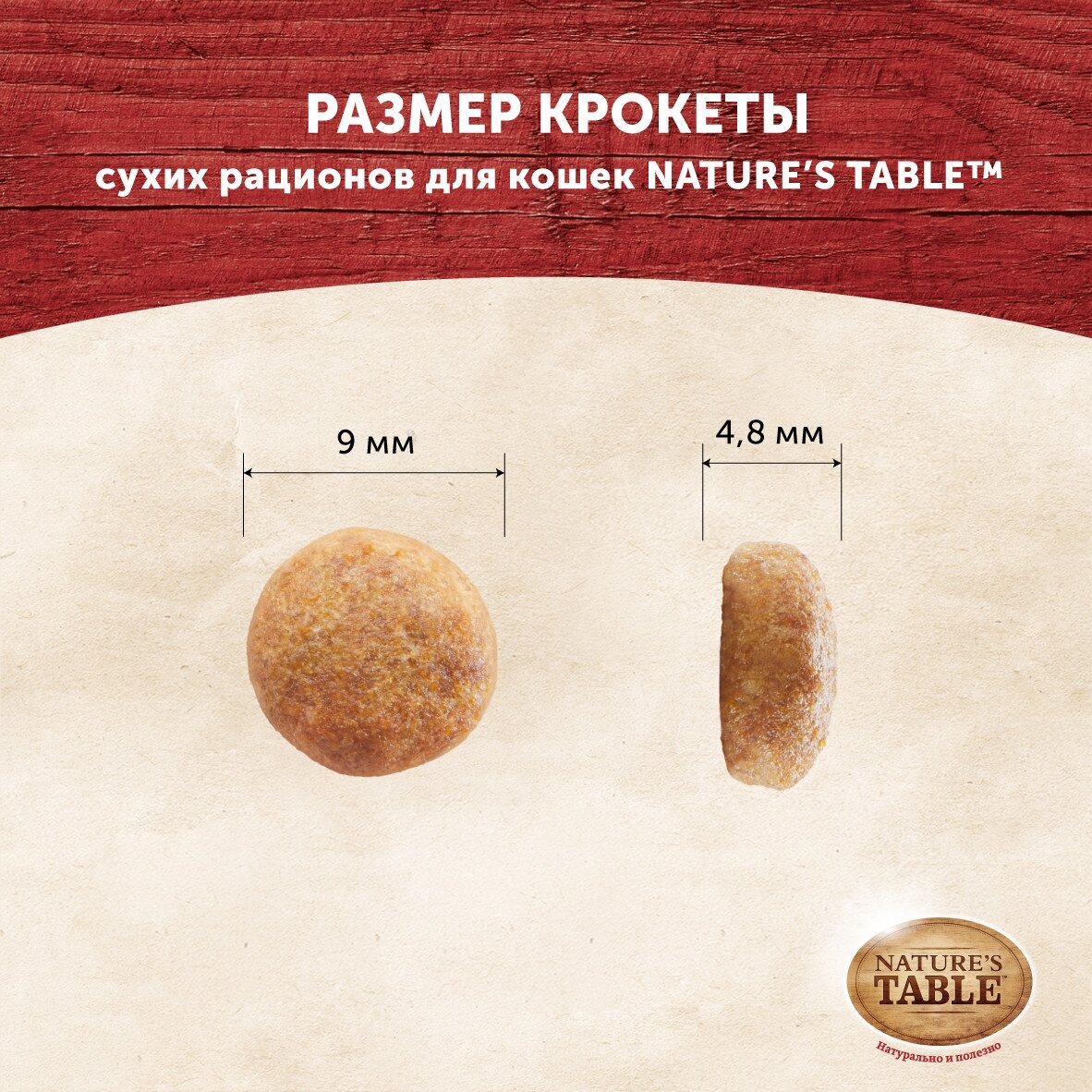 Сухой корм для кошек Nature's Table с курицей 650 г