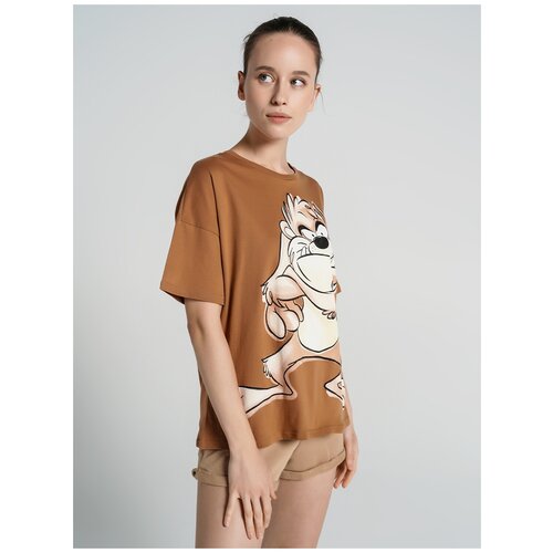 фото Футболка с кор.рукавом твое 71345 размер s, темно-бежевый, women