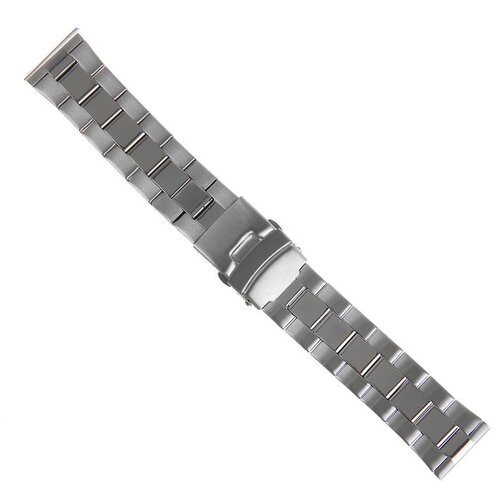 фото Ремешок для часов ширина 22 мм, длина 18 см, металл, серебристый сима-ленд