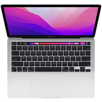 13.3" Ноутбук Apple MacBook Pro 13 2022 2560x1600, Apple M2, RAM 8 ГБ, LPDDR5, SSD 256 ГБ, Apple graphics 10-core, macOS, MNEP3, серебристый, английская раскладка