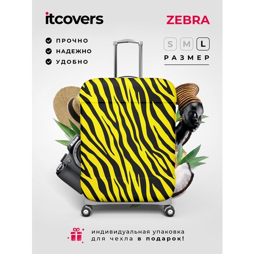 Чехол для чемодана itcovers, 150 л, размер L-, зеленый, черный чехол для чемодана itcovers 150 л размер l серый черный