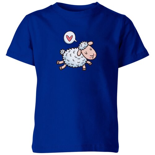 Футболка Us Basic, размер 8, синий мужская футболка милая овечка думает о любви m белый