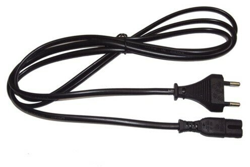 Сетевой шнур вилка-евроразъем С7 кабель 2x0,5 мм 1.8 м (для питания ноутбука) PE пакет / REXANT